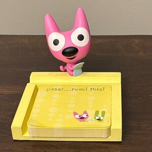 Adorable Rare Hallmark Sticky Note Holder - Hoops & Yoyo! 2012
